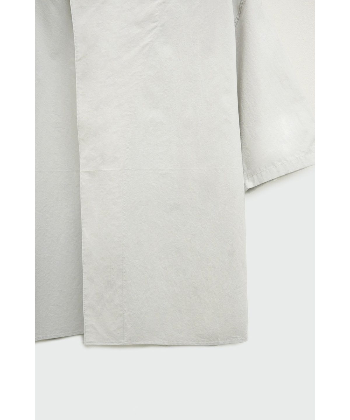 유스(YOUTH) Oblique Half Shirt - Light Grey