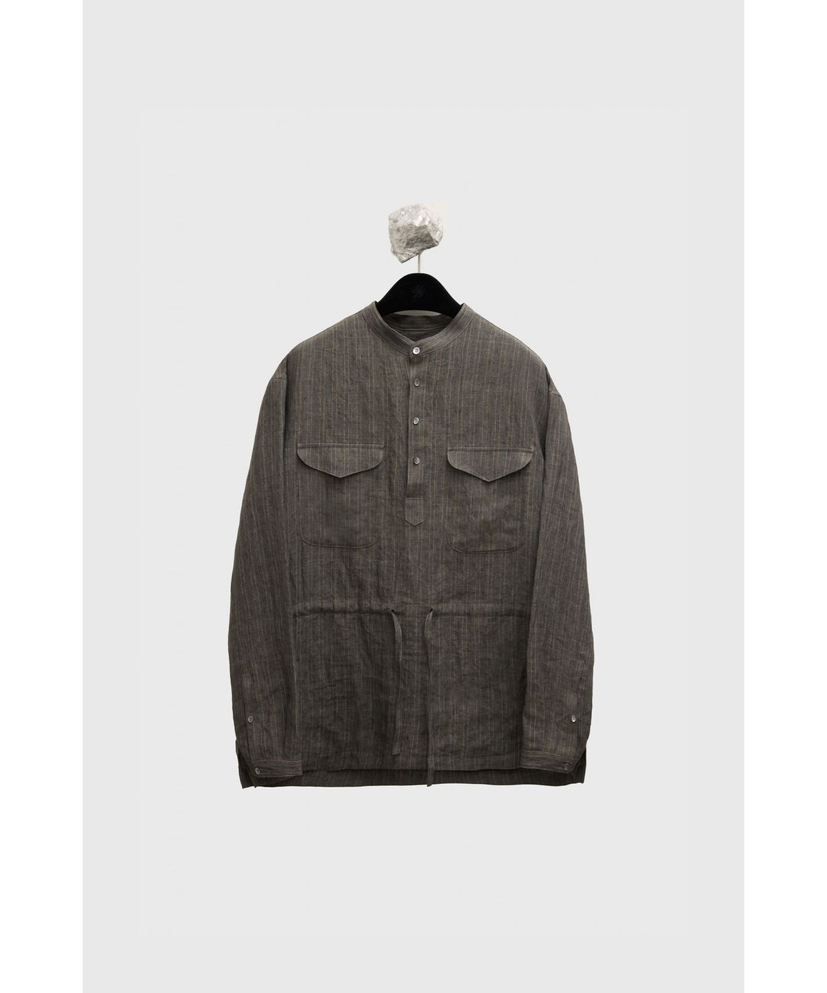 유스(YOUTH) Linen Smock - Brown