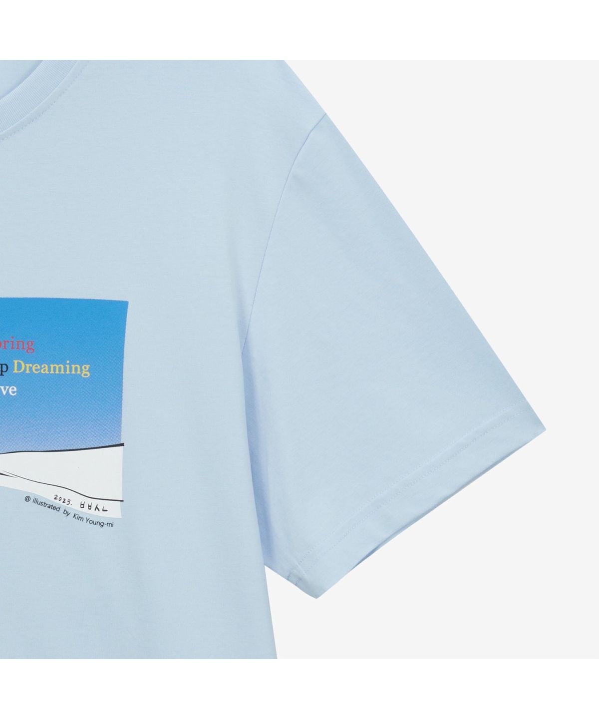 노스페이스(THE NORTH FACE) NT7US63C 남성 69데이즈 익스페디션 반팔 티 2 LIGHT BLUE