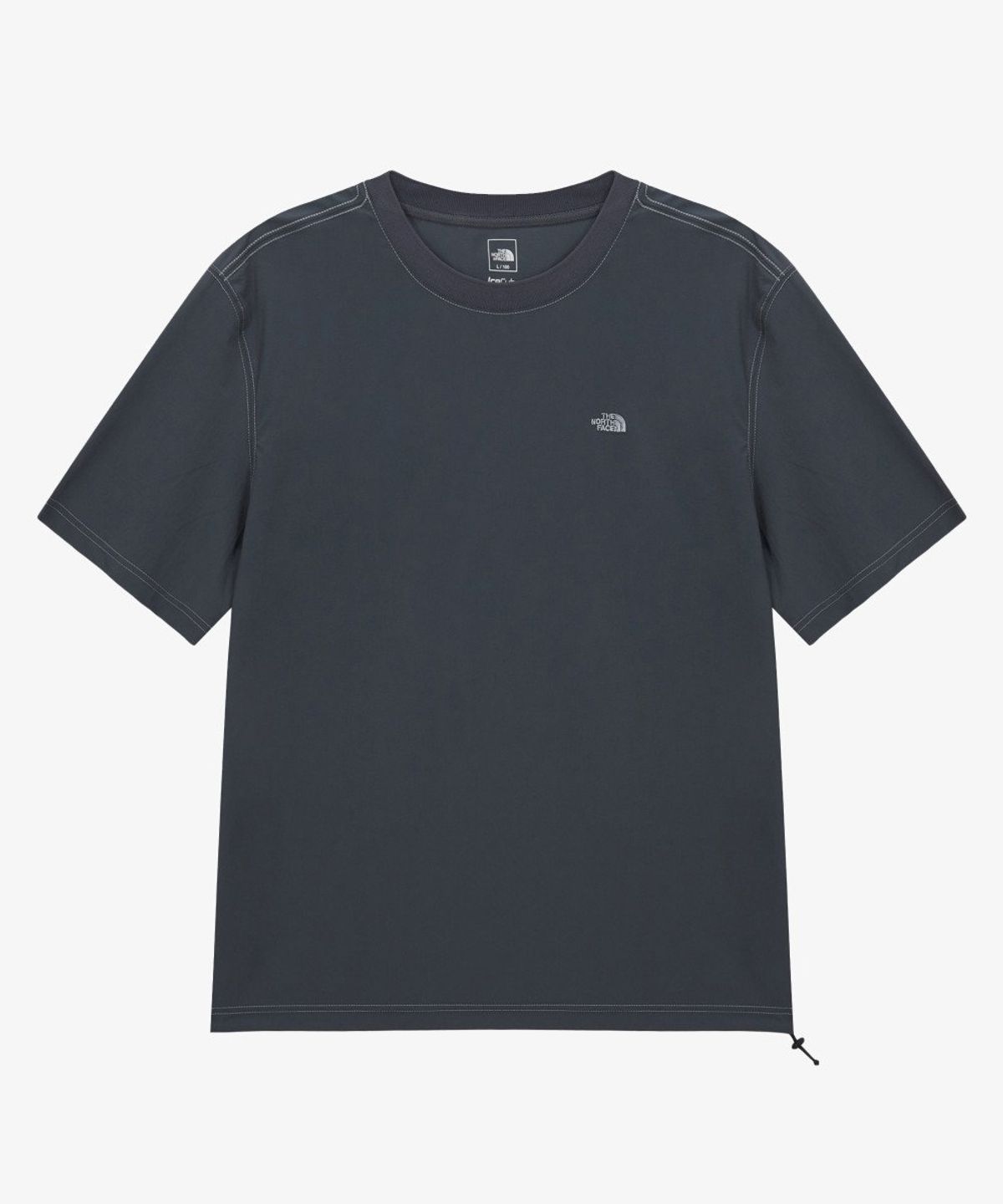 노스페이스(THE NORTH FACE) NT7US39A 남성 아이스큐브 반팔 티 METAL GRAY