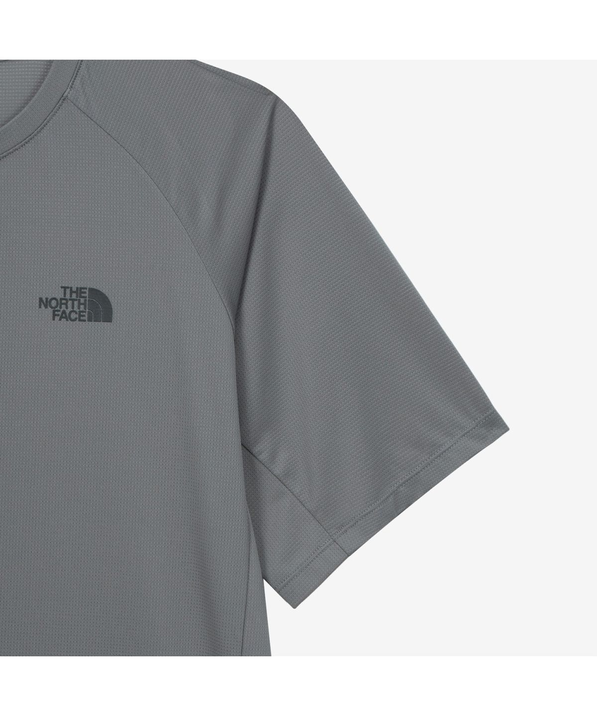 노스페이스(THE NORTH FACE) NT7US71B 남성 에어플로우 반팔 티 COOL GRAY