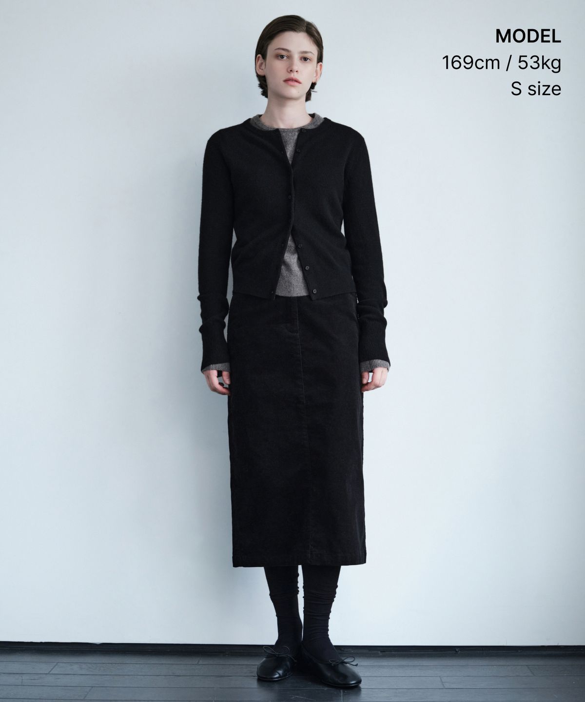 무신사 스탠다드 우먼(MUSINSA STANDARD WOMAN) [플러스] 우먼즈 캐시미어 100 라운드 넥 가디건 [블랙]