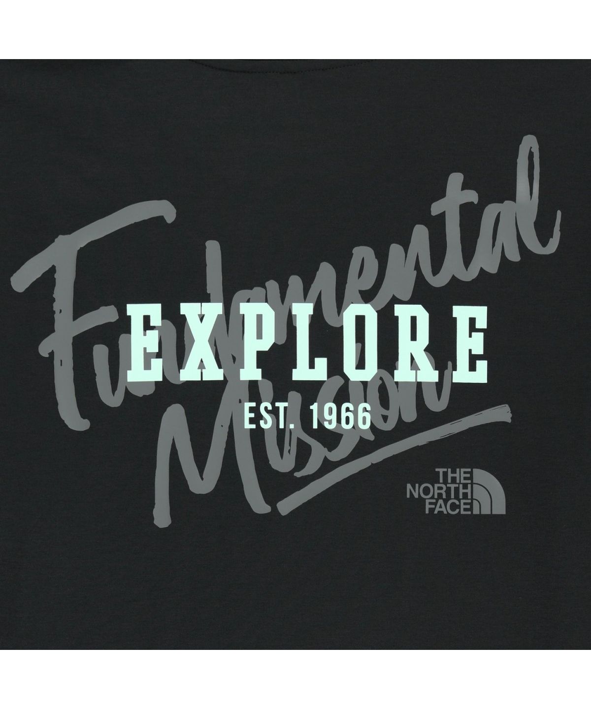 노스페이스(THE NORTH FACE) NT7US23J 그래피티 EX 반팔 티 BLACK