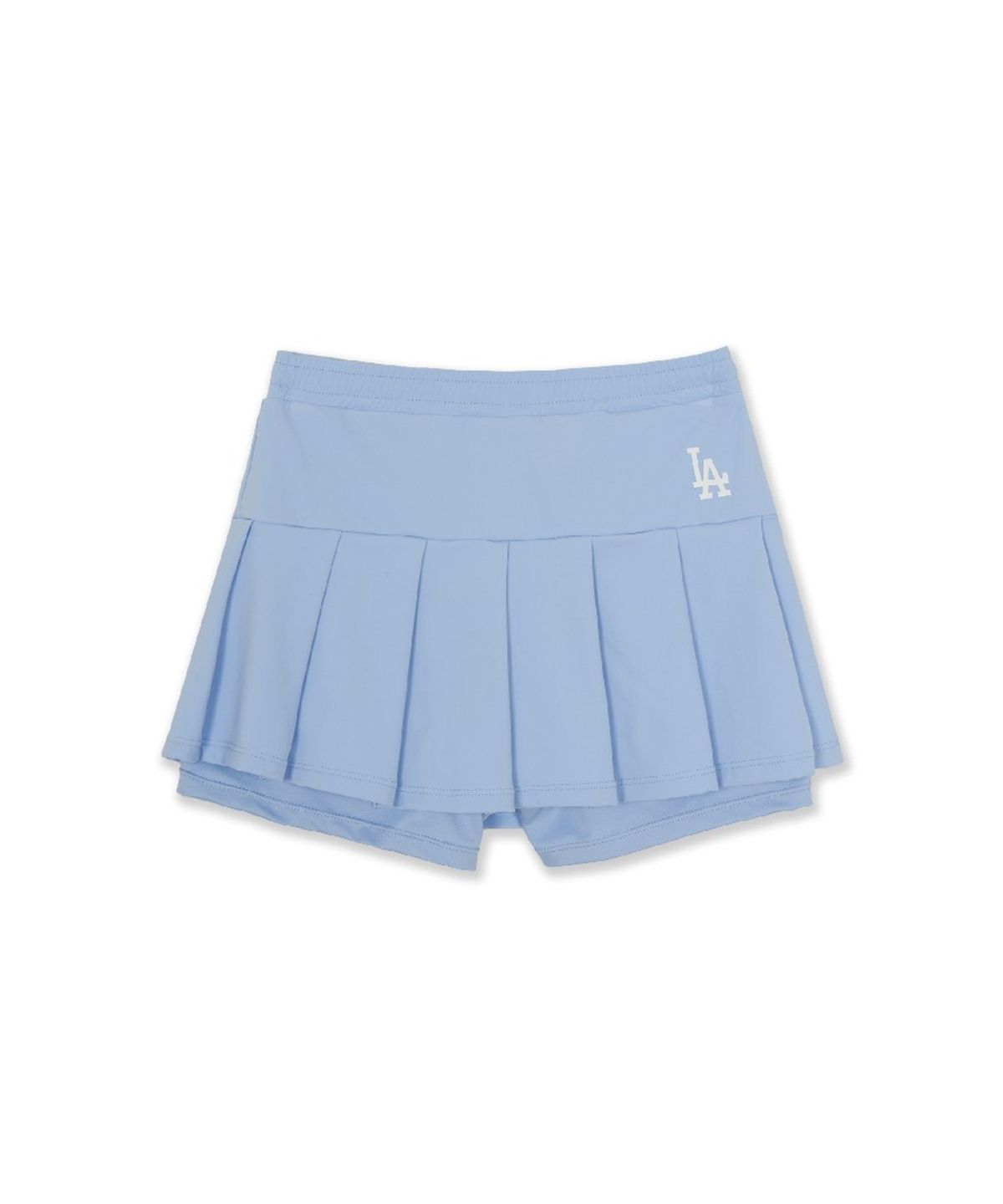 엠엘비 키즈(MLB KIDS) 걸즈 스포티브 카라형 래쉬가드 스커트 세트 LA (L.Blue)