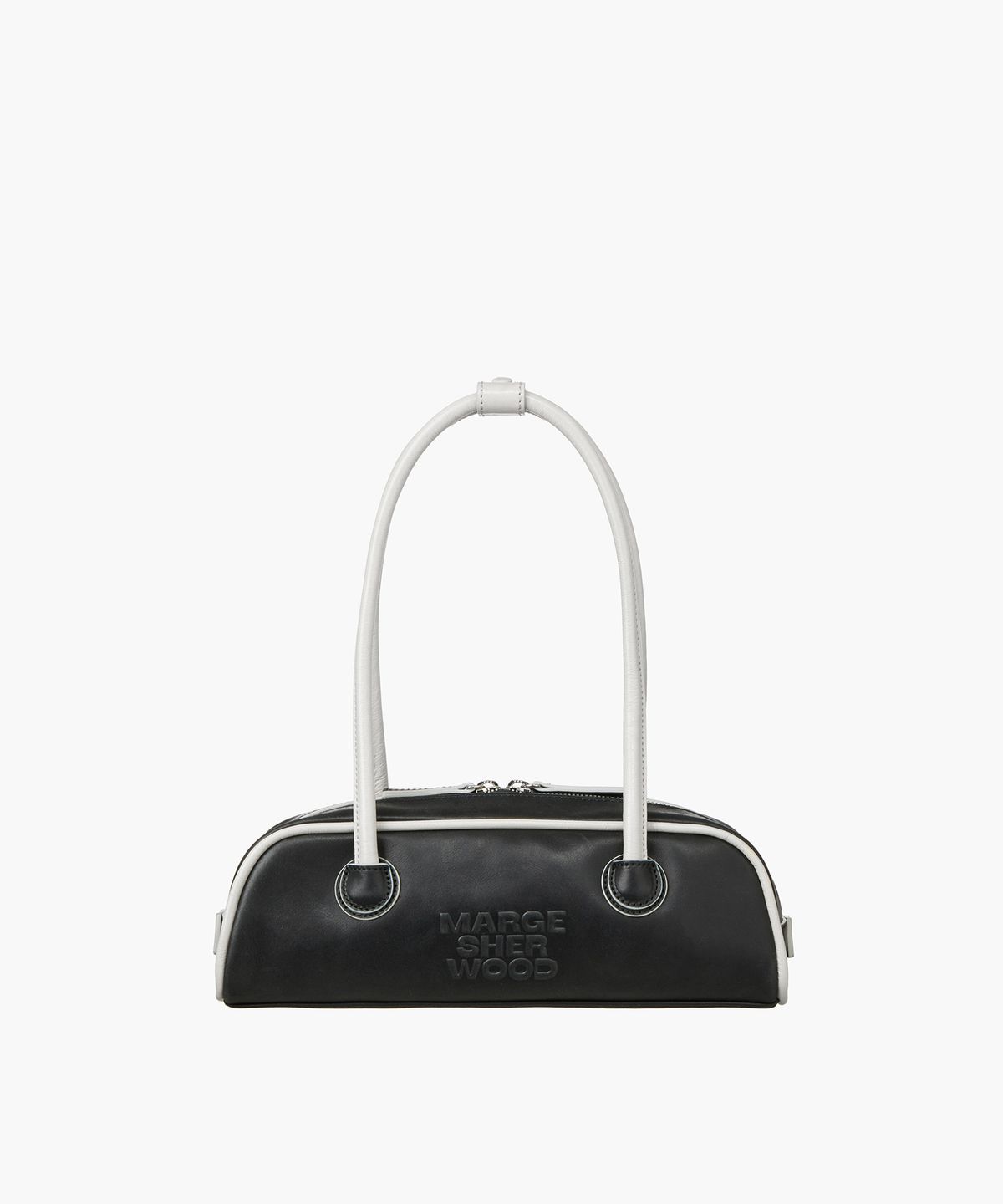 마지셔우드(MARGESHERWOOD) SOFT BOSTON EW MINI PIPING_black pull-up+light grey crinkle