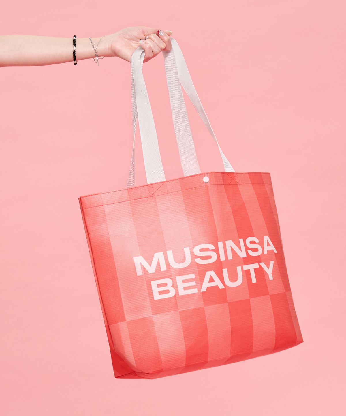 무신사(MUSINSA REUSABLE BAG) [이벤트] 무신사 뷰티 리유저블 백 스트라이프