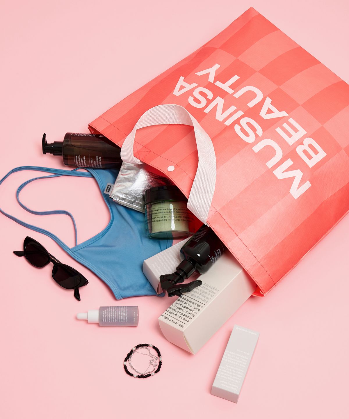 무신사(MUSINSA REUSABLE BAG) [이벤트] 무신사 뷰티 리유저블 백 스트라이프