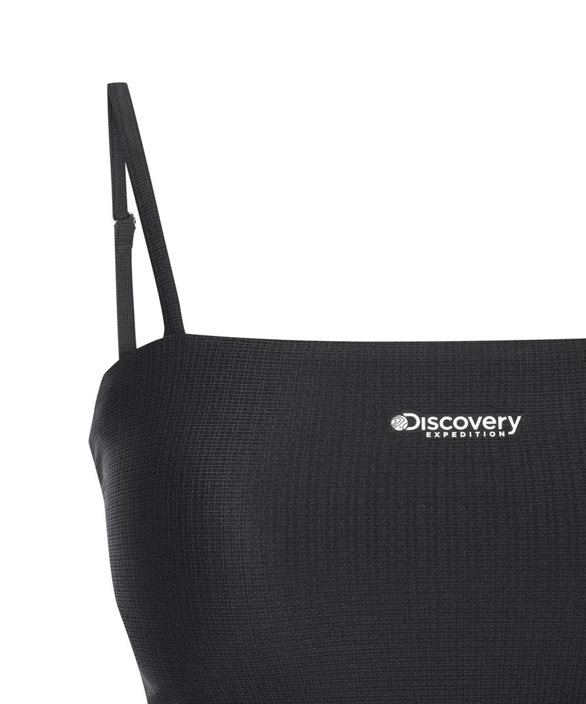 디스커버리 익스페디션(DISCOVERY EXPEDITION) 여성 반다나 워터 크롭탑 (BLACK)
