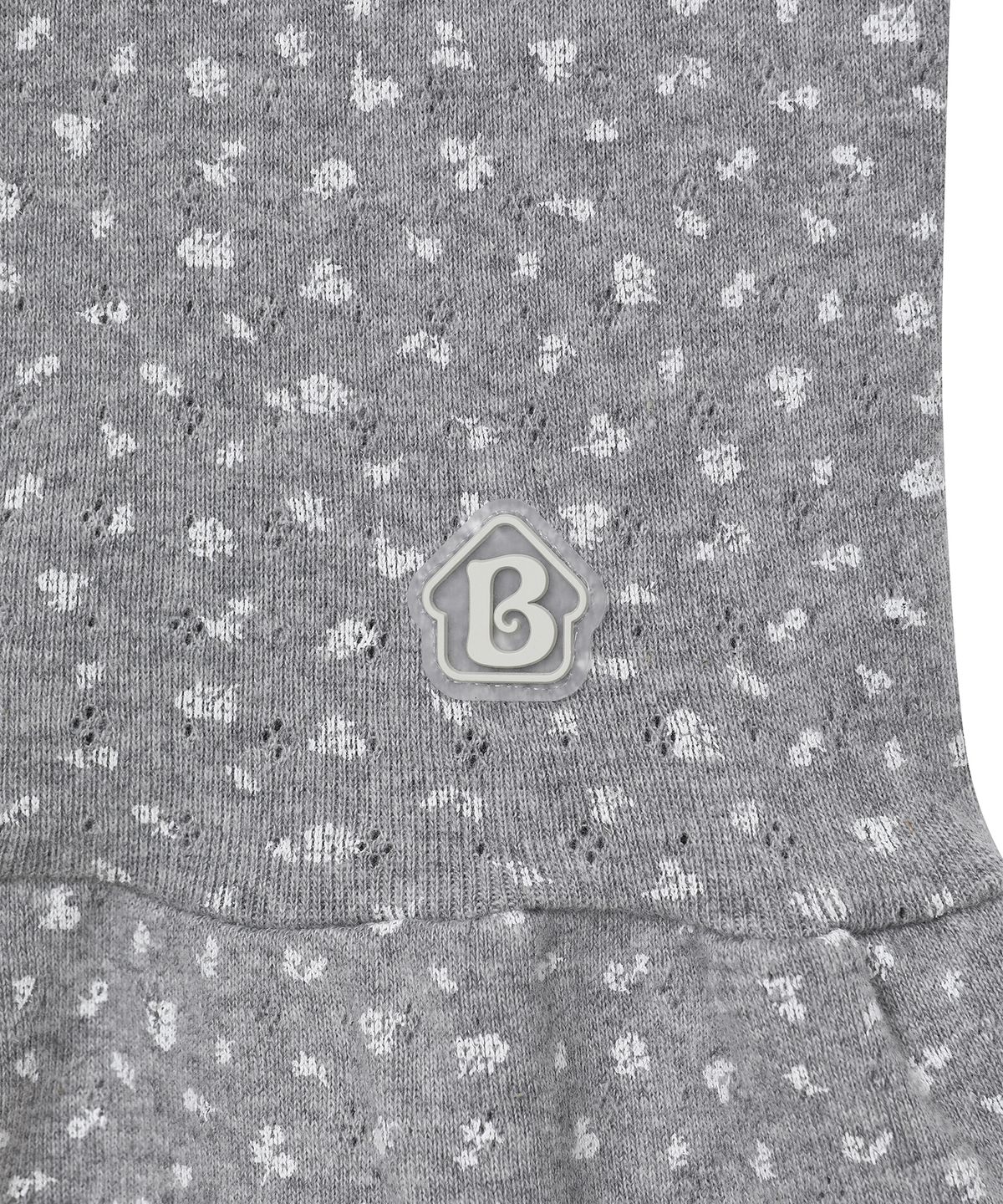 바우프(BAUF) 플라워 프릴 레깅스 팬츠 [그레이]