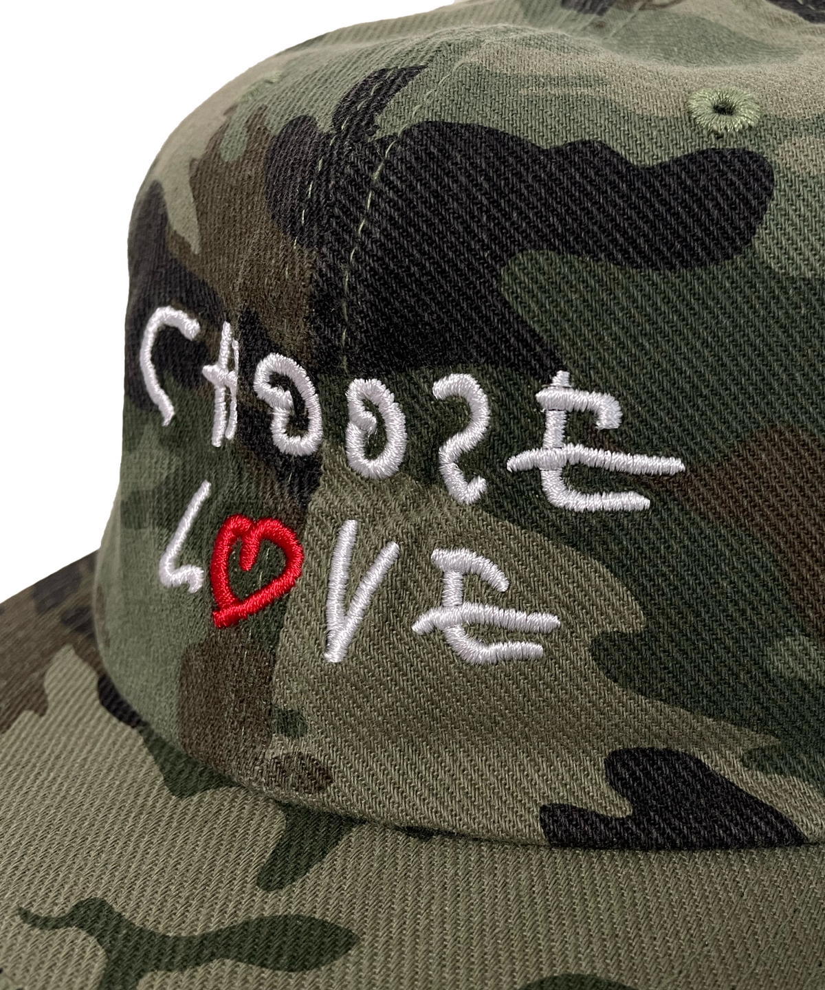블룰루(BLUELUE) CHOOSE LOVE CAP (camo)