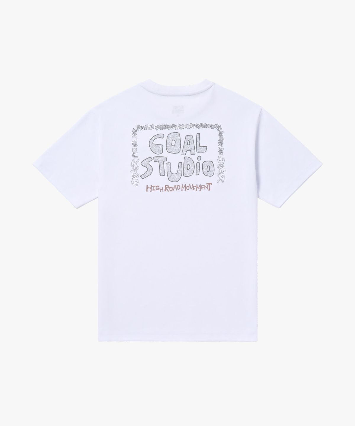 골스튜디오(GOALSTUDIO) SQUARE GRAPHIC AIRMESH TEE-WHITE