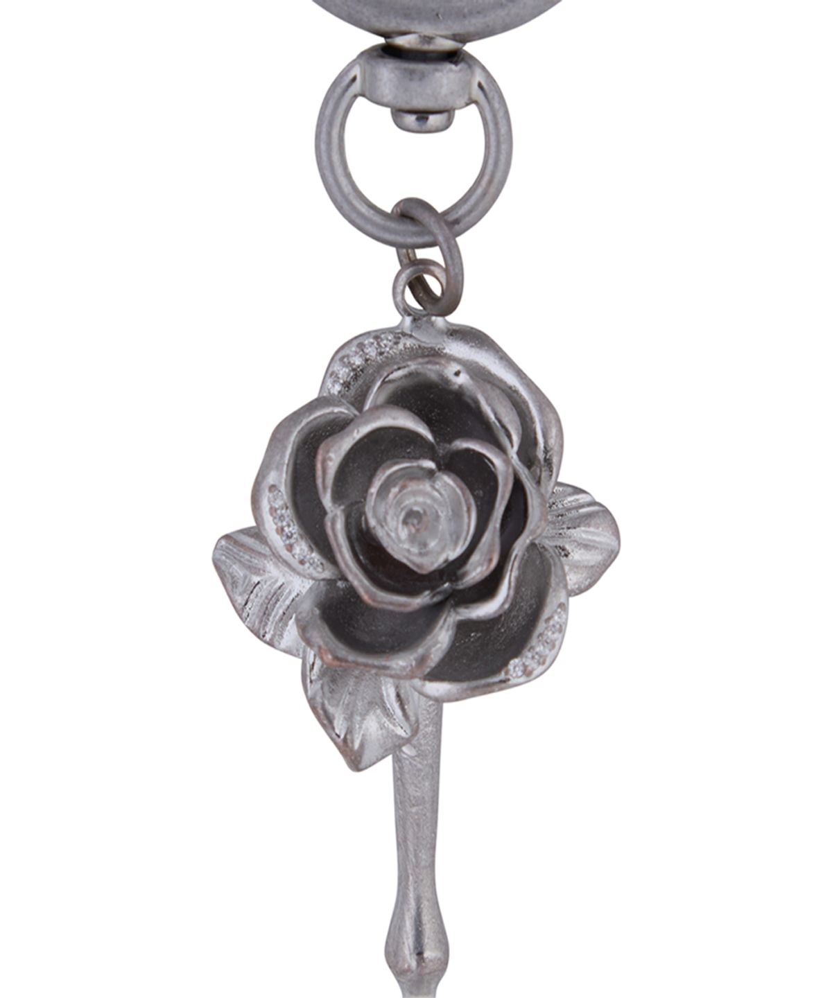 러브이즈트루(LUVISTRUE) SY ROSE FORK KEYRING(SILVER)