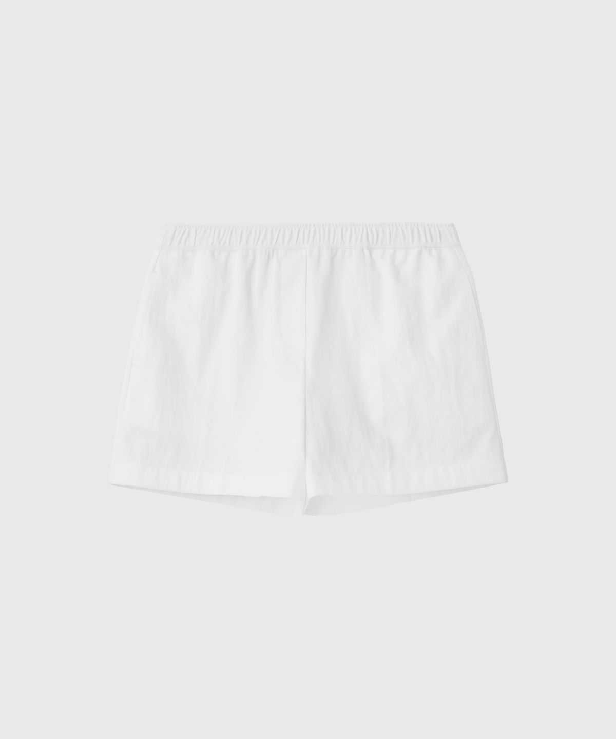 룩캐스트(LOOKAST) 스카이 코튼 밴딩 쇼츠_화이트 / SKY COTTON BANDING SHORTS_WHITE