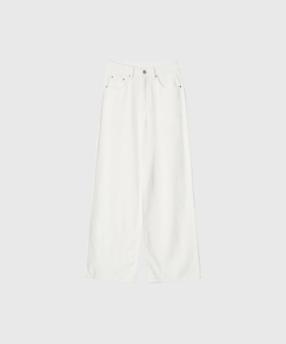 룩캐스트(LOOKAST) 리안느 썸머 와이드 린넨라이크 팬츠_화이트 / RIANNE SUMMER WIDE LINEN-LIKE PANTS_WHITE