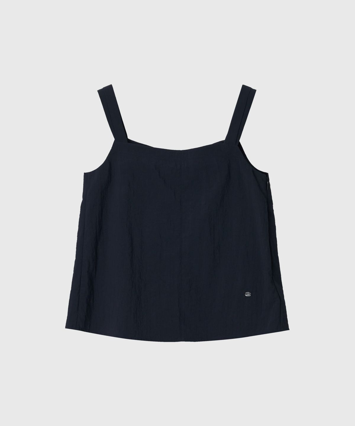 룩캐스트(LOOKAST) 미렐르 턱 디테일 슬리브리스 탑_네이비 / MIRELLE TUCKED SLEEVELESS TOP_NAVY