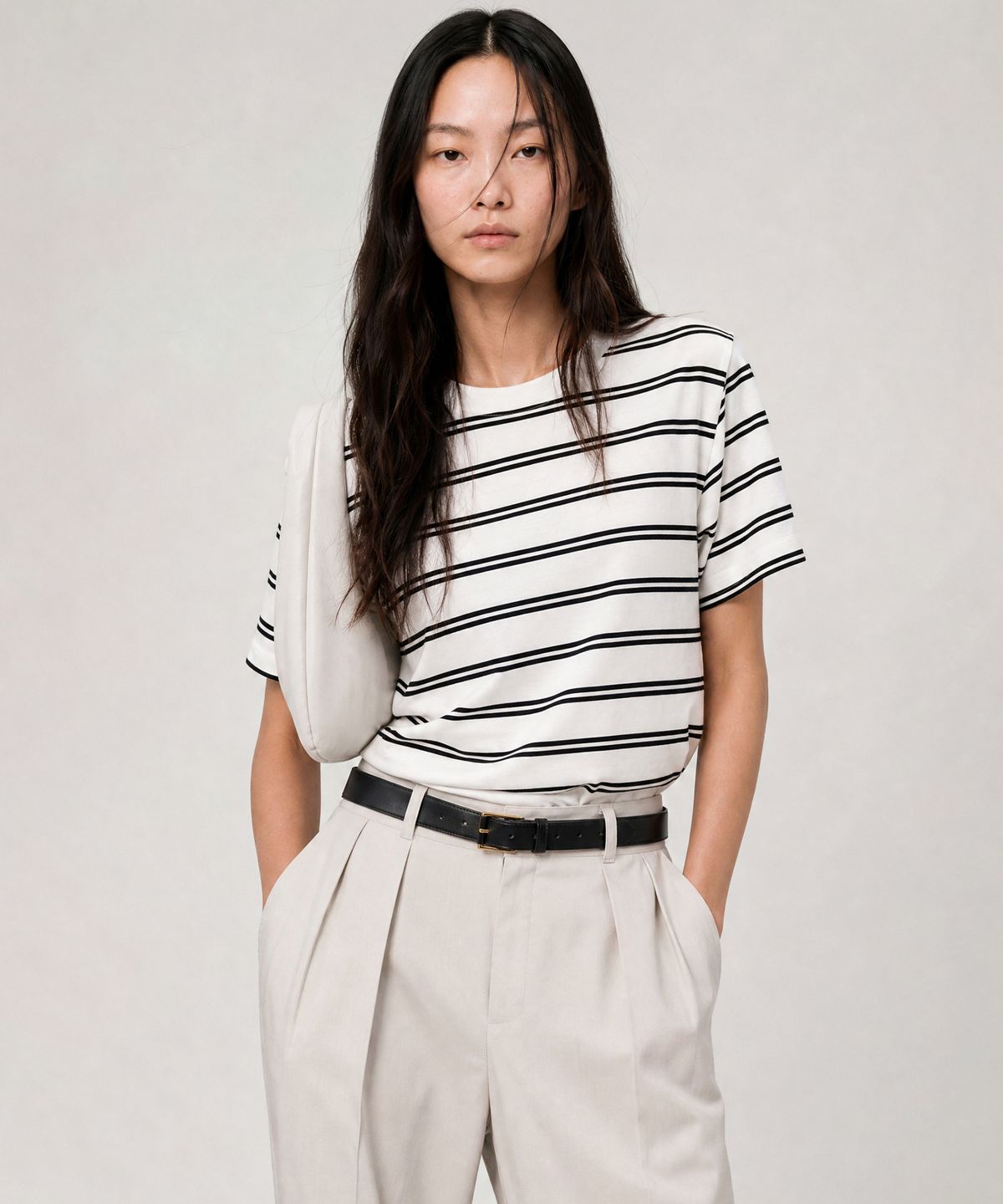 룩캐스트(LOOKAST) 젠 스트라이프 티셔츠 / JEN STRIPE T-SHIRT_5colors