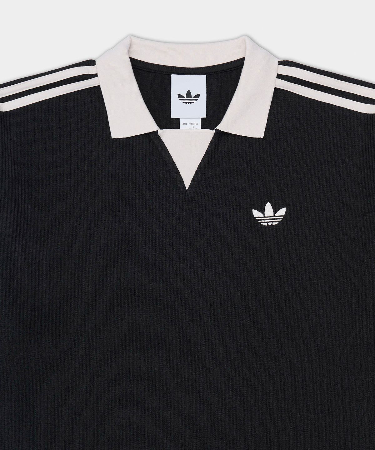아디다스(ADIDAS) 와플 반팔 저지 - 블랙 / KW7467