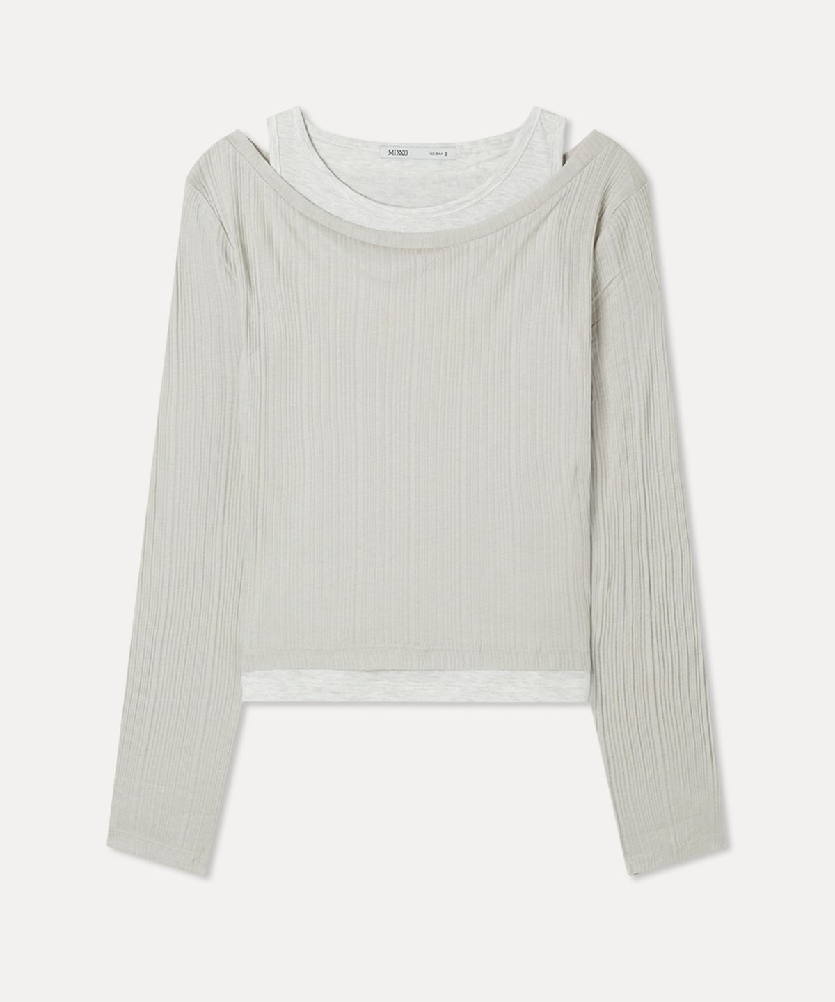 미쏘(MIXXO) 레이어드 긴팔 티셔츠 RE LWG301A_MIWLWG54QA