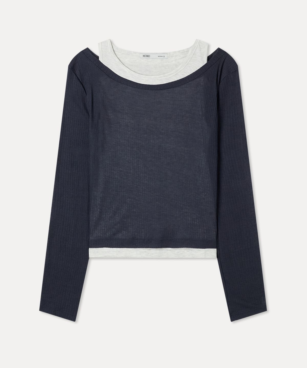 미쏘(MIXXO) 레이어드 긴팔 티셔츠 RE LWG301A_MIWLWG54QA