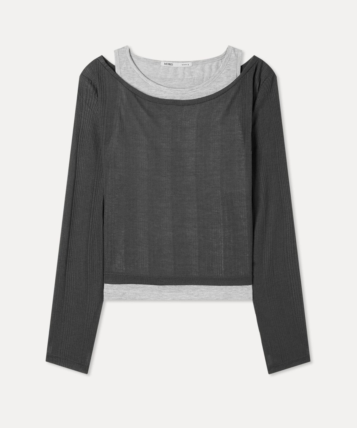 미쏘(MIXXO) 레이어드 긴팔 티셔츠 RE LWG301A_MIWLWG54QA