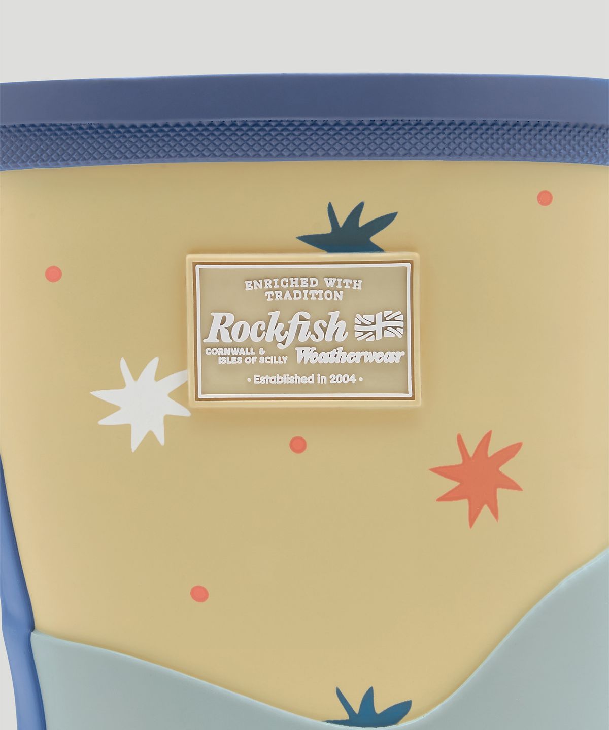 락피쉬웨더웨어 키즈(ROCKFISH WEATHERWEAR KIDS) 키즈 패턴 레인부츠 - 블루