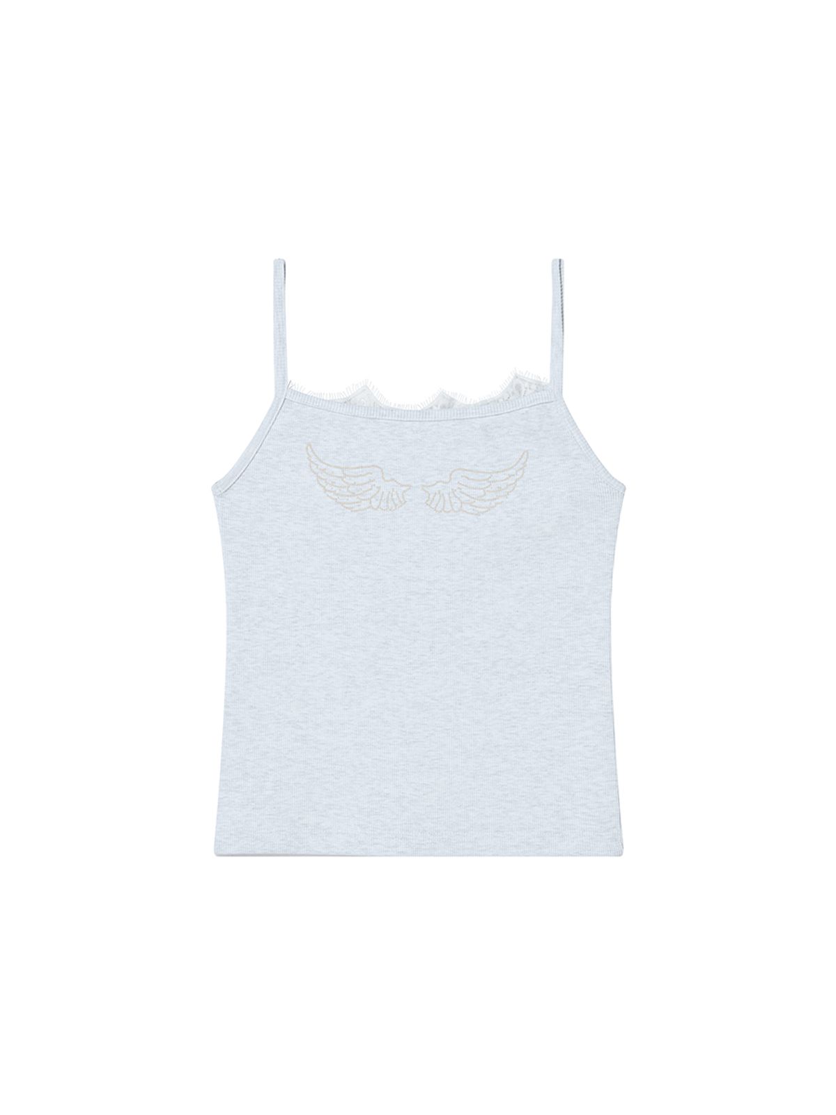 엔와이엑스엑스(NYXX) LACE SLEEVELESS HEATHER GREY