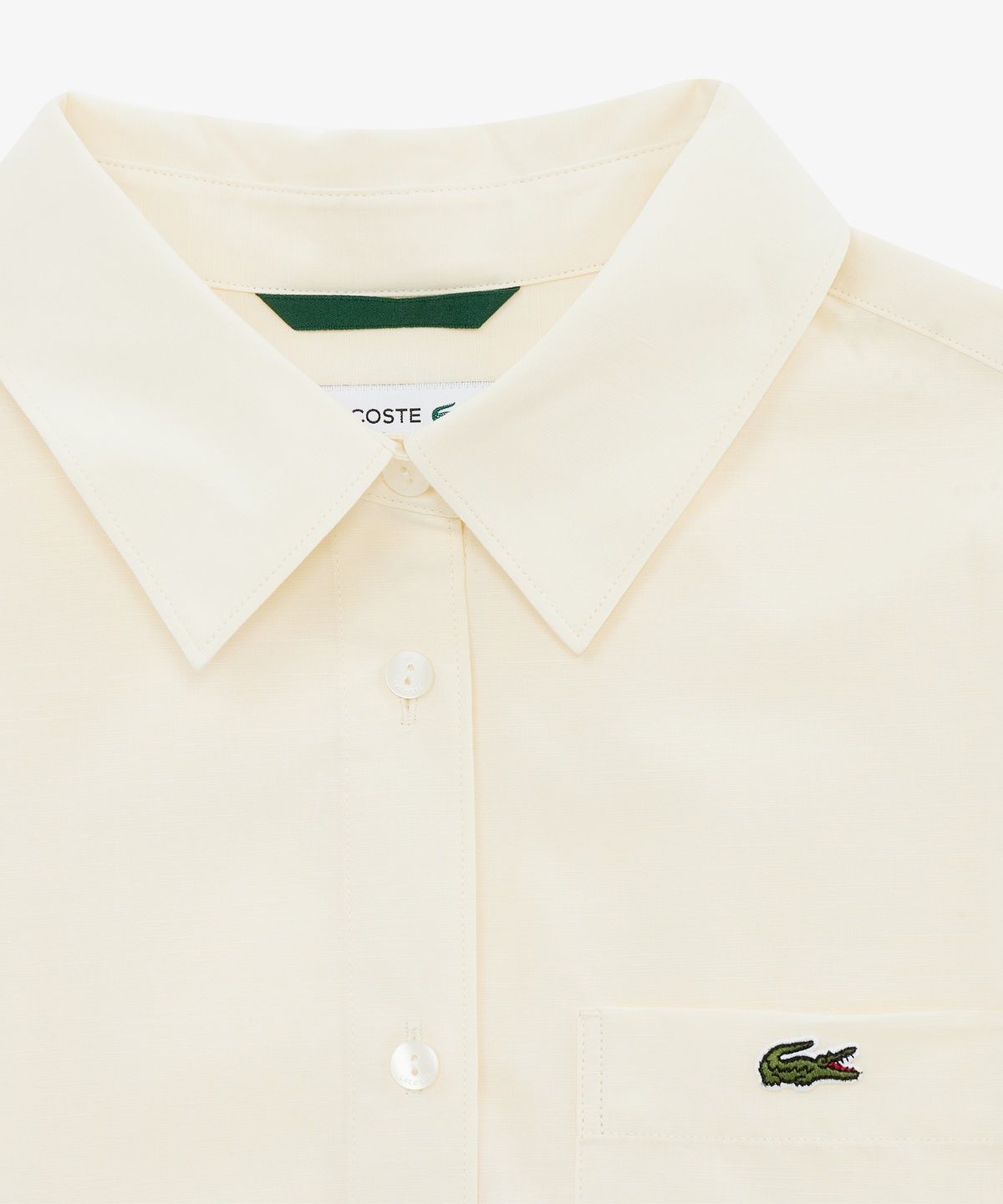 라코스테(LACOSTE) 여성 JP 코튼린넨 반팔셔츠 CF9479-56G 056