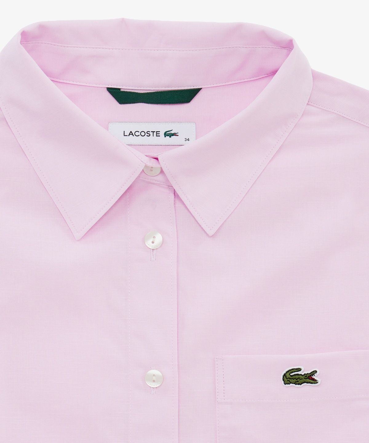 라코스테(LACOSTE) 여성 JP 코튼린넨 반팔셔츠 CF9479-56G Z4H