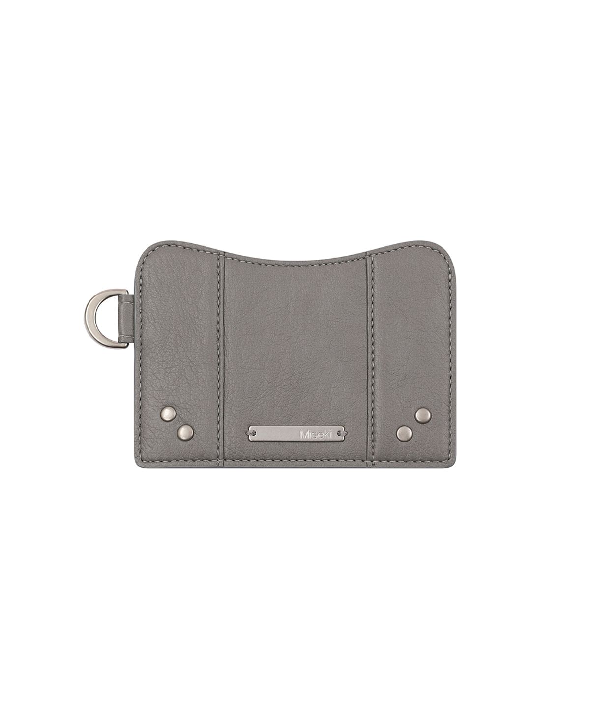 미세키서울(MISEKI SEOUL) Pleats belted big bag and wallet GREY