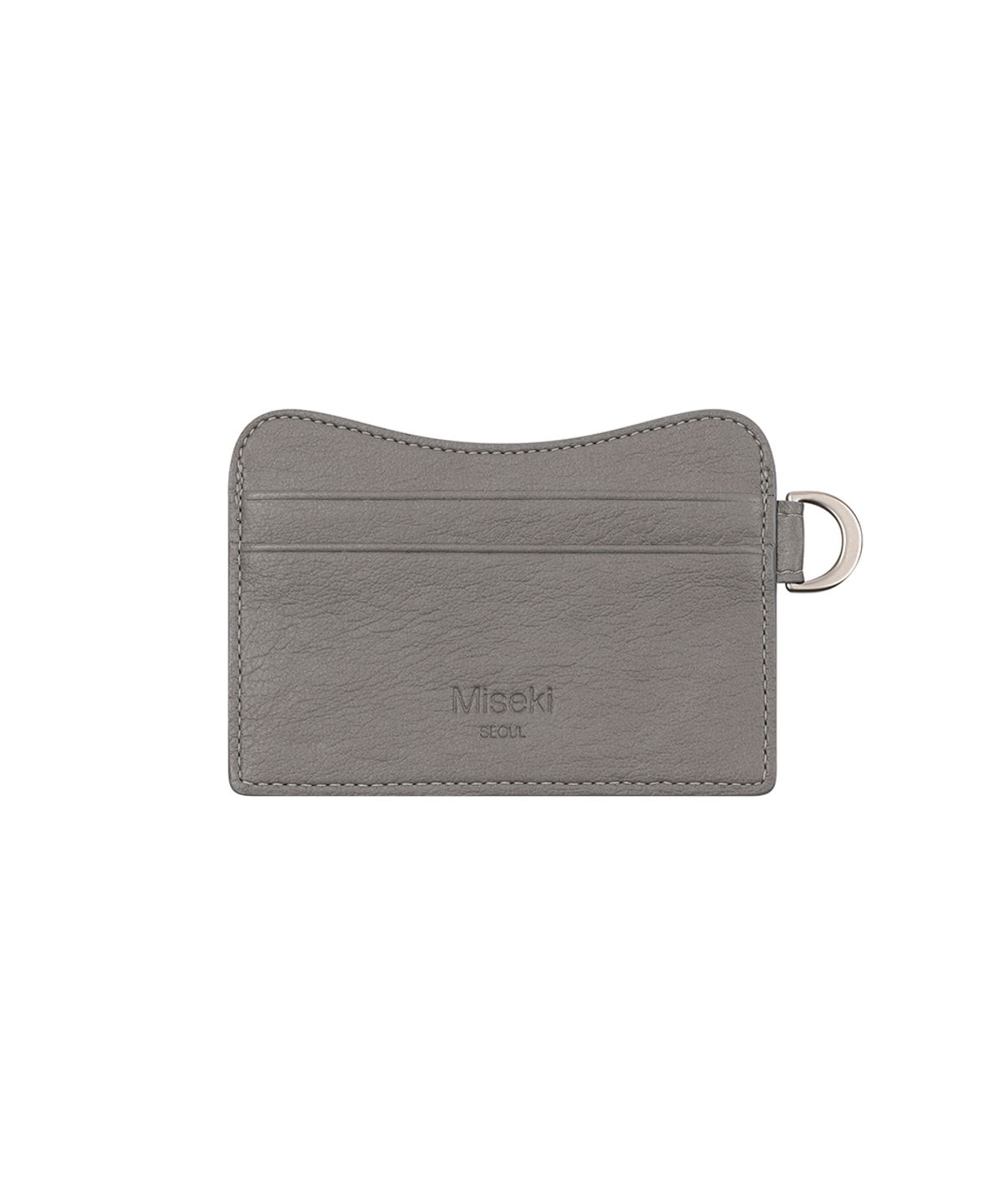 미세키서울(MISEKI SEOUL) Pleats belted big bag and wallet GREY