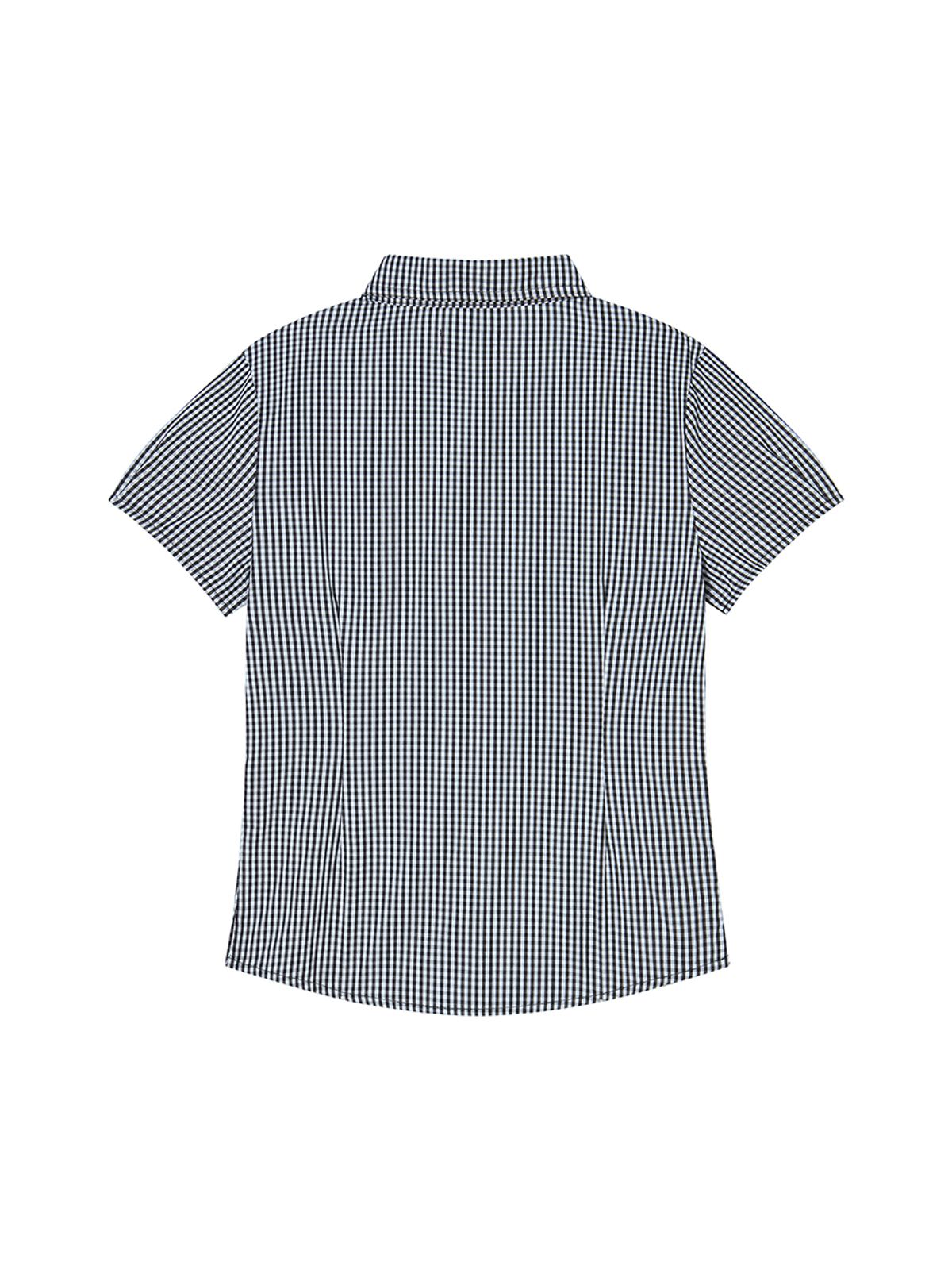 엔와이엑스엑스(NYXX) CHECK BLOUSE NAVY