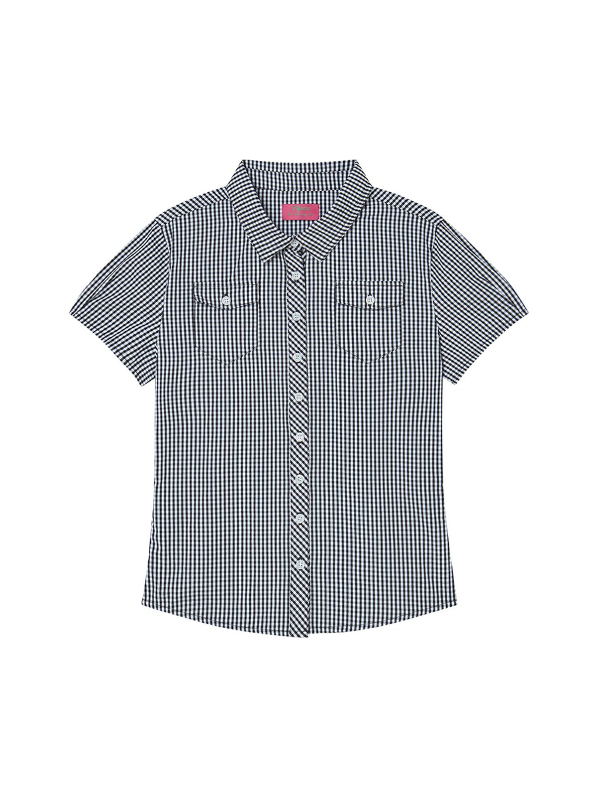 엔와이엑스엑스(NYXX) CHECK BLOUSE NAVY