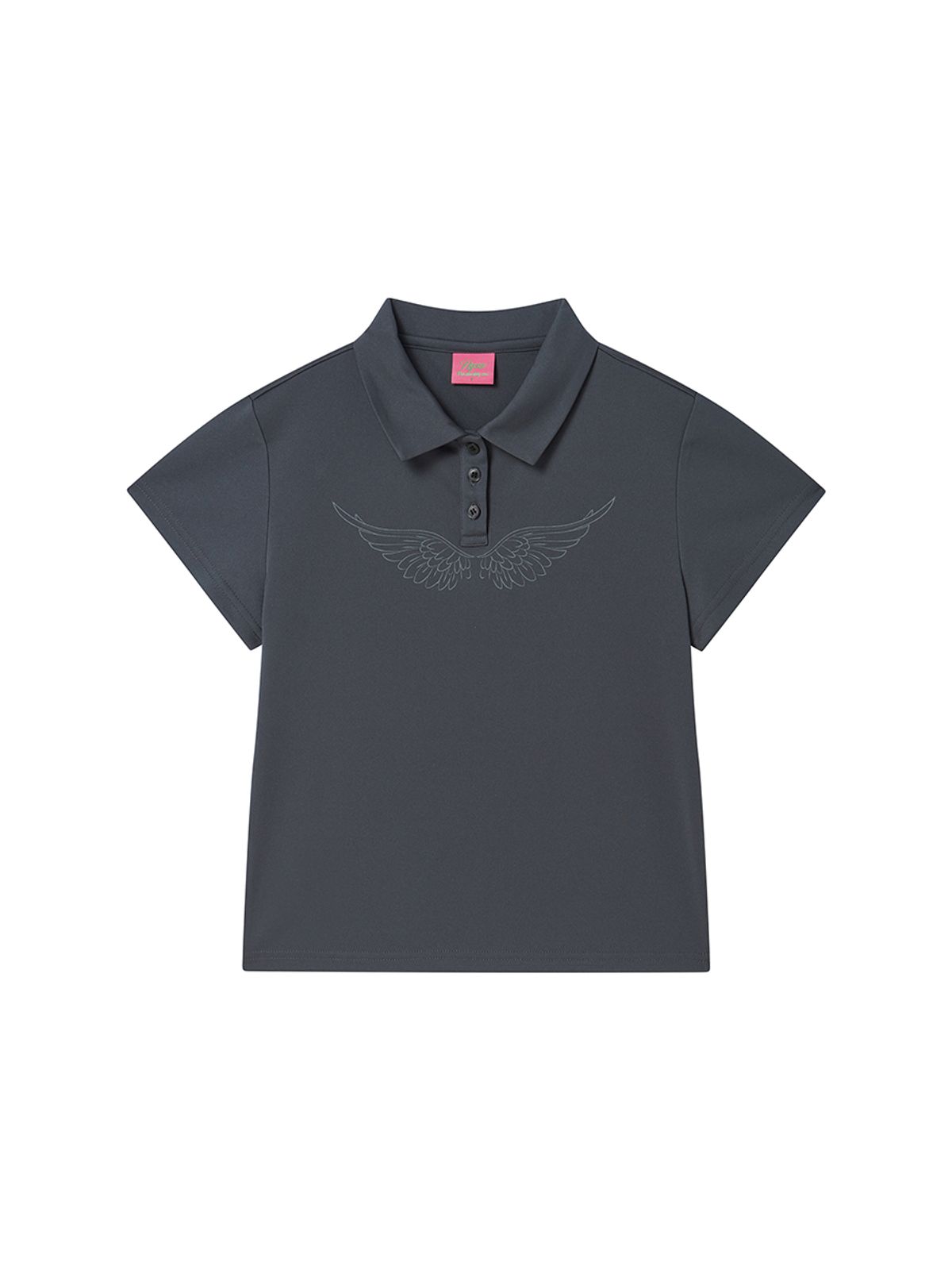 엔와이엑스엑스(NYXX) WING POLO SHIRT CHARCOAL