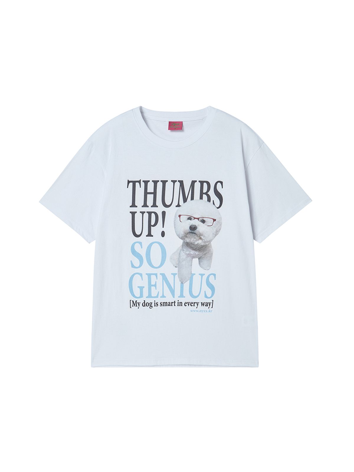 엔와이엑스엑스(NYXX) GENIUS PUPPY TEE WHITE