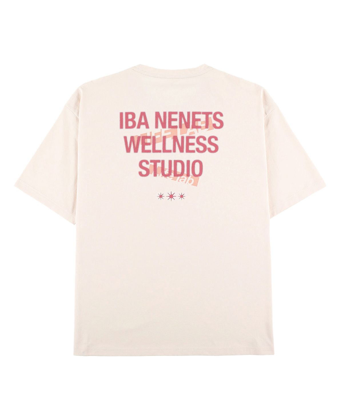 이바네네츠(IBA NENETS) 라이프 랩 반팔 티셔츠 - 아이보리