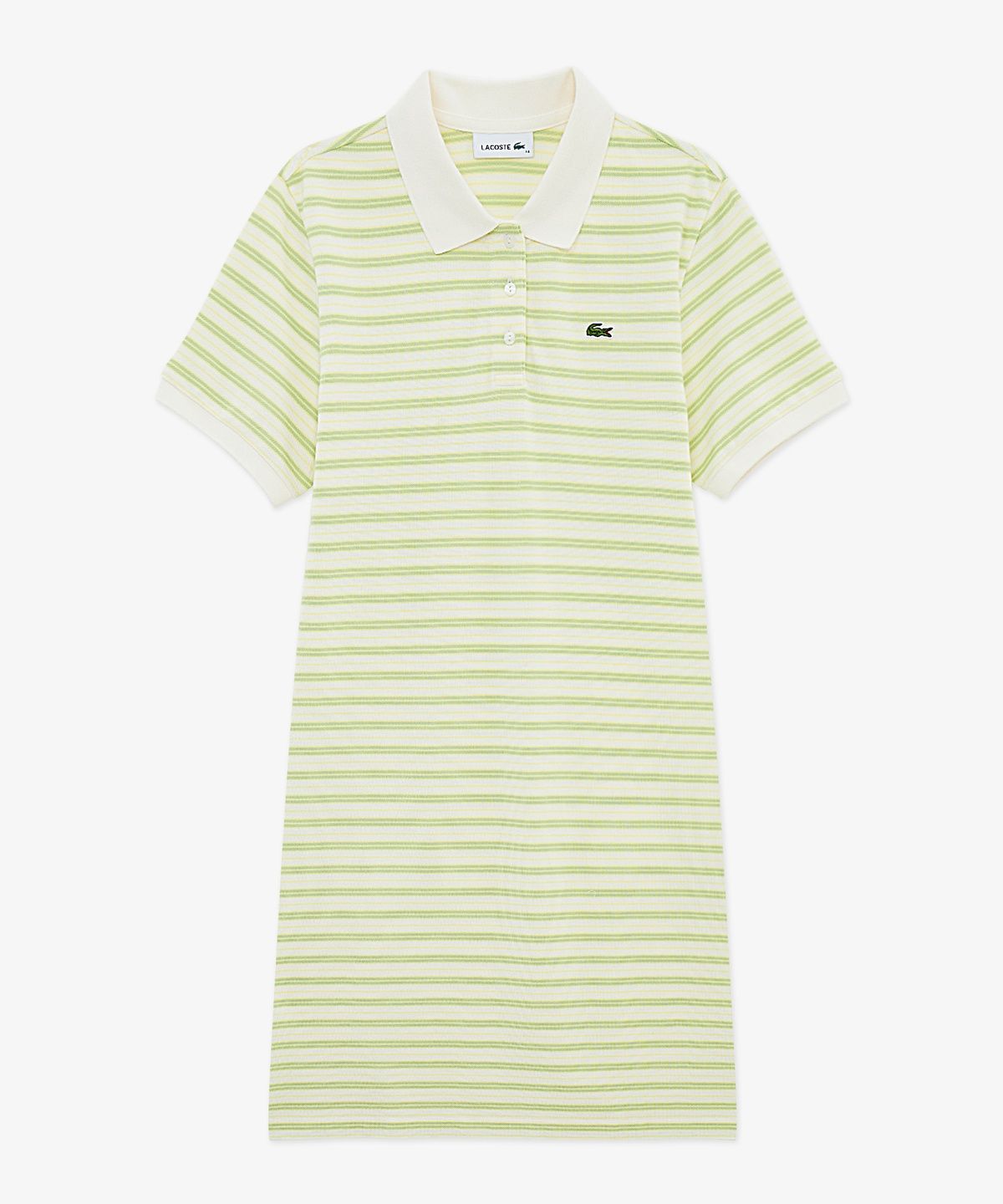 라코스테(LACOSTE) 여성 멀티스트라이프 럭비 폴로 드레스 EF800E-56G UYB