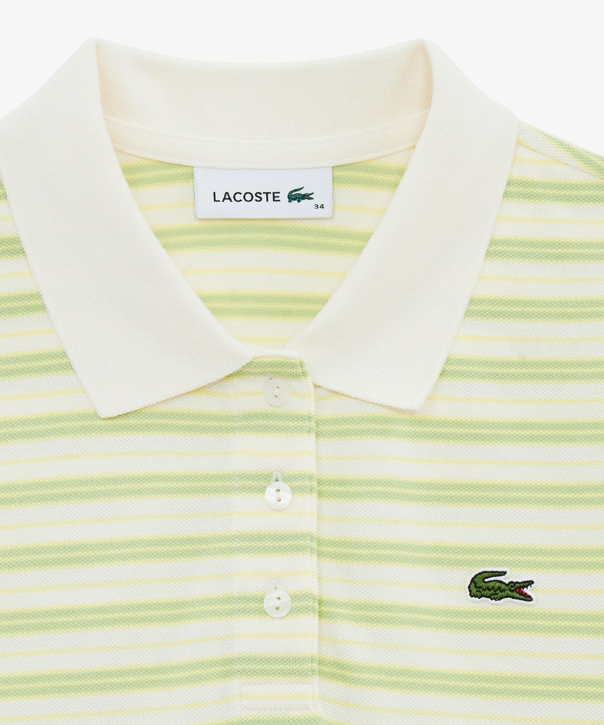 라코스테(LACOSTE) 여성 멀티스트라이프 럭비 폴로 드레스 EF800E-56G UYB