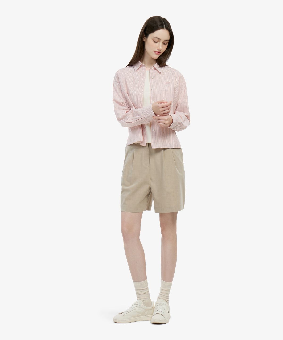 라코스테(LACOSTE) 여성 버뮤다 팬츠 FF959E-56G 02S