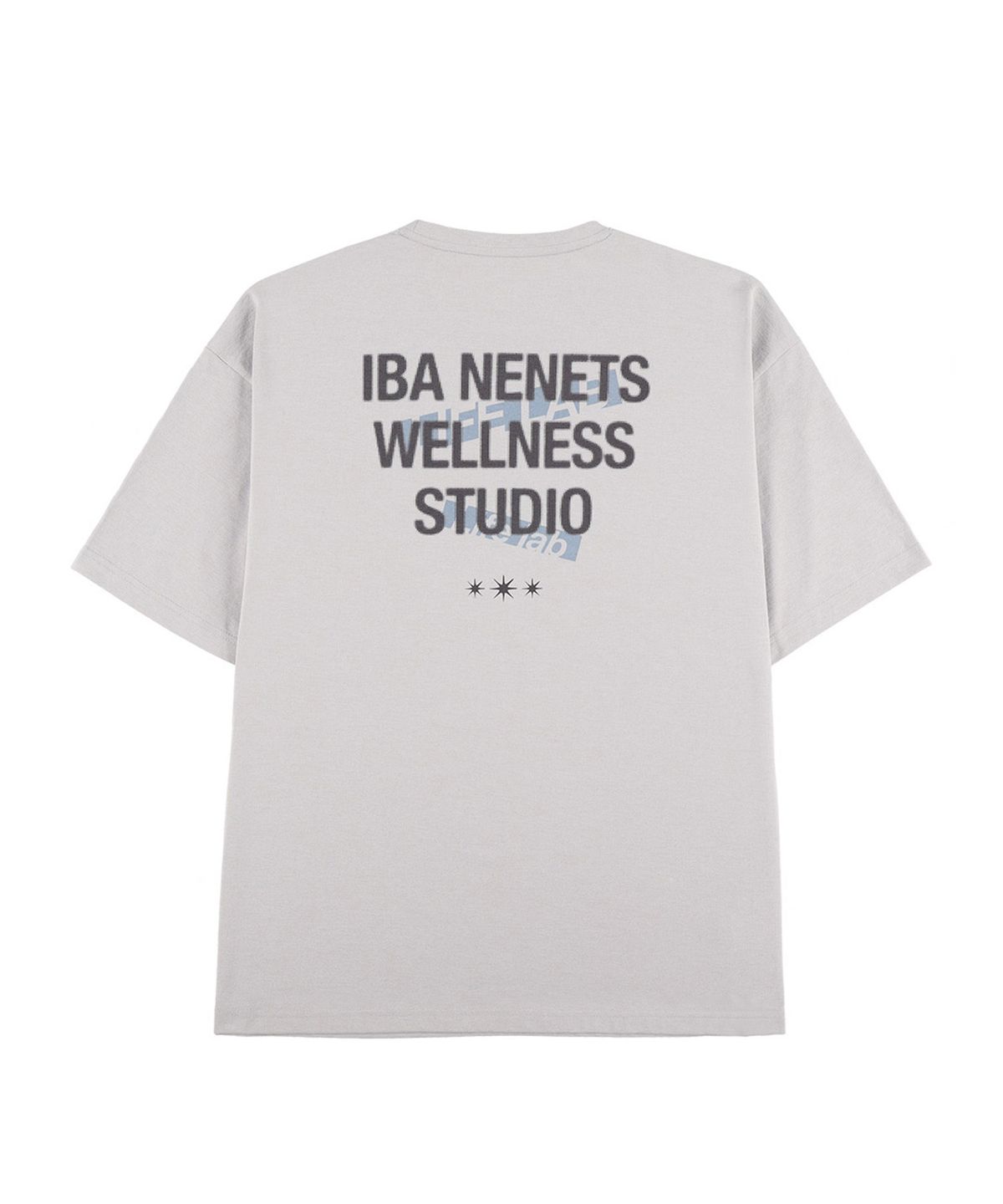 이바네네츠(IBA NENETS) 라이프 랩 반팔 티셔츠 - 그레이