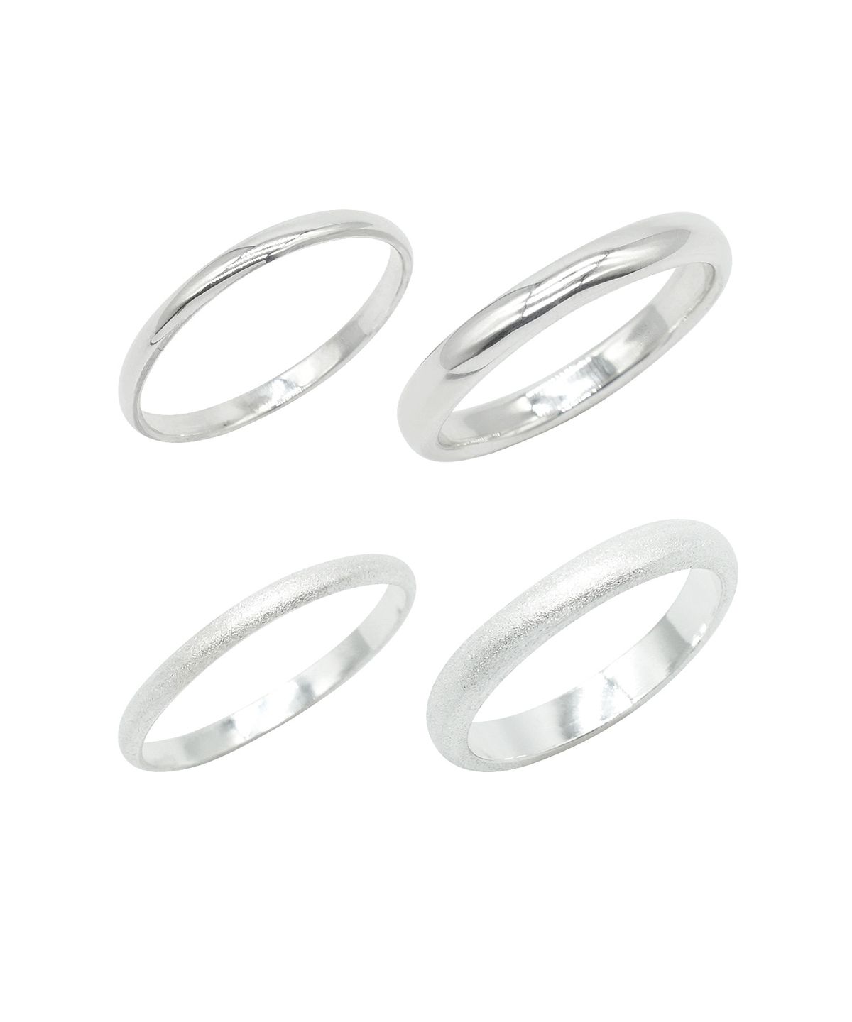 아이엠제이(IAMJ) [925 Silver] 베이직 엥게이지 반지 (4types)