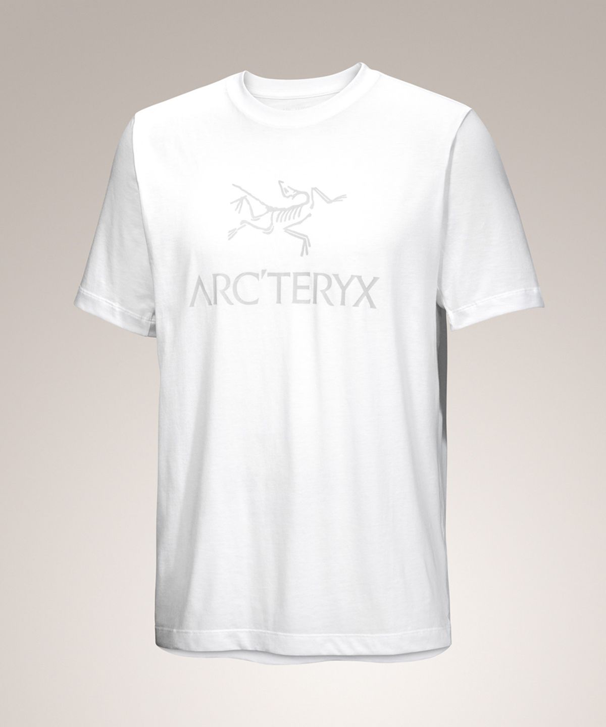 아크테릭스(ARCTERYX) 아크워드 로고 SS 남성 - WHITE LIGHT / SOLITUDE / ATQSM07991