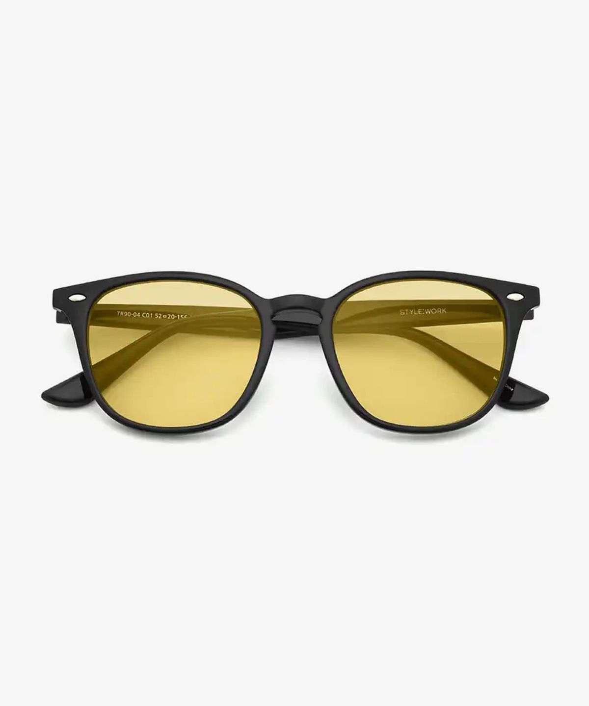 스타일워크(STYLEWORK) 옐로우 틴트 STYLE WORK TR90-04 C1_YE 스타일워크 선글라스