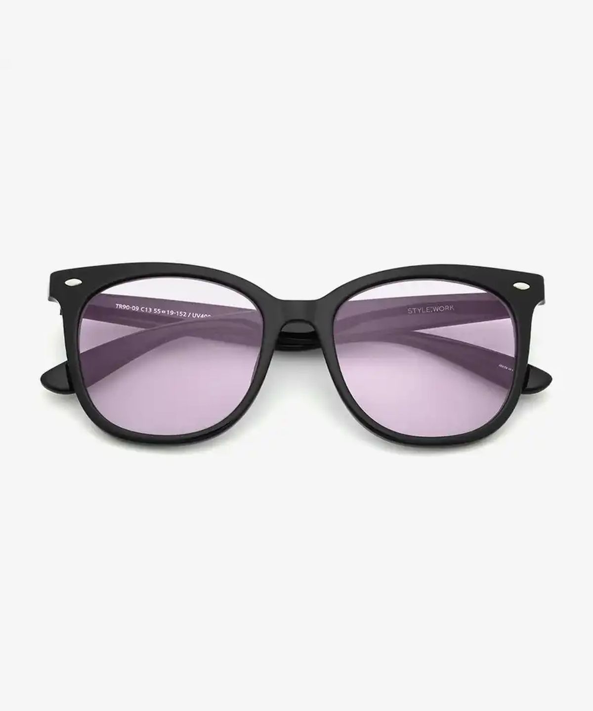스타일워크(STYLEWORK) 퍼플 틴트 STYLE WORK TR90-09 C13_PU 스타일워크 선글라스