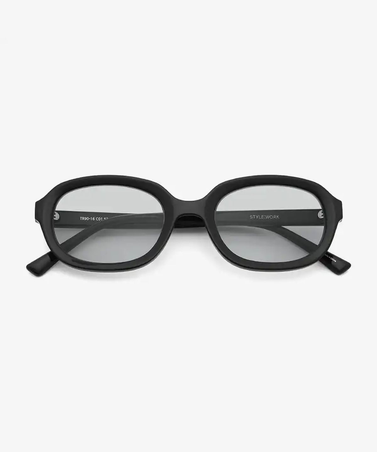 스타일워크(STYLEWORK) 그레이 틴트 오벌  STYLE WORK TR90-16 C1_GRAY 스타일워크 선글라스