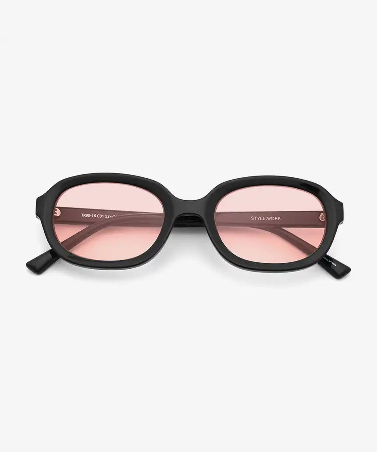 스타일워크(STYLEWORK) 퍼플 틴트 오벌  STYLE WORK TR90-16 C1_PK 스타일워크 선글라스