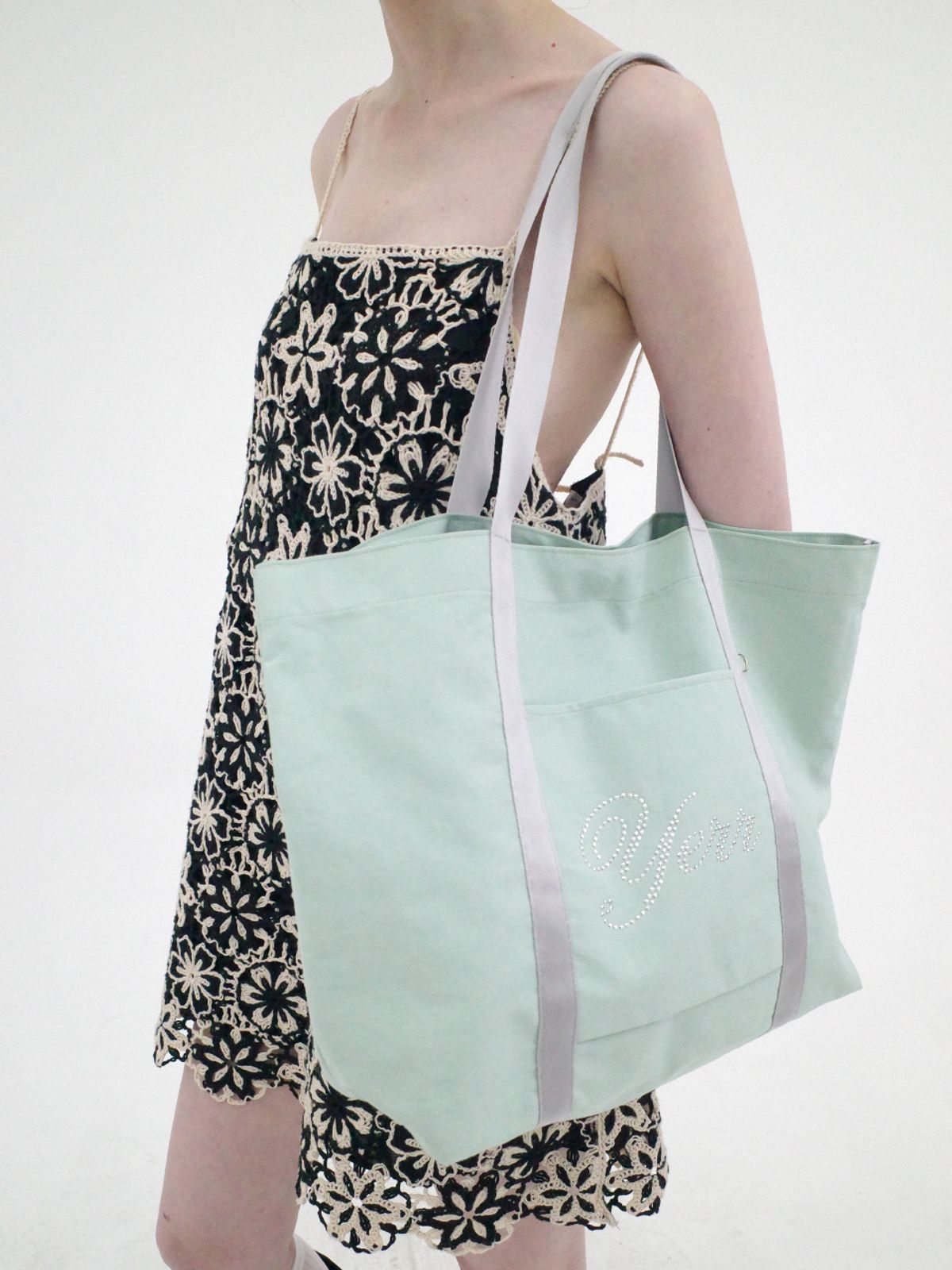 아이세이예르(ISAYYERR) Yerr Cotton Bag (mint)