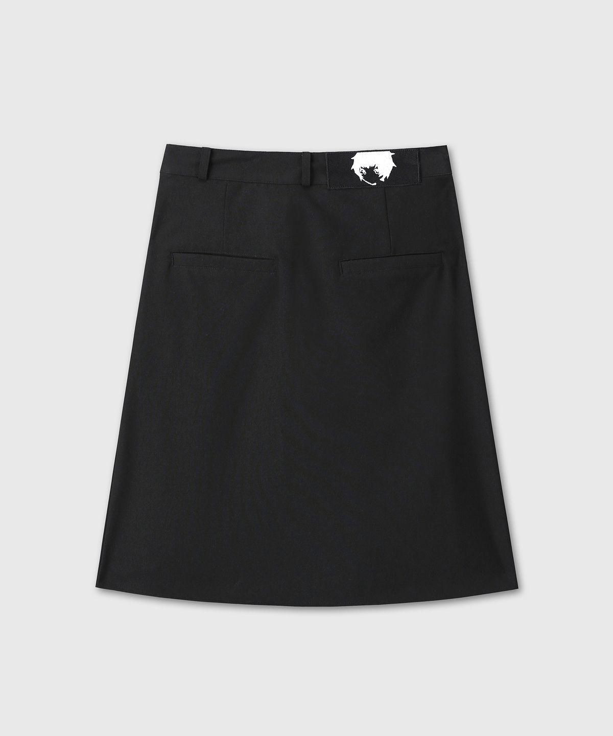 미유키(MIUKI) Miuki Pleated Midi Skirt (Black)