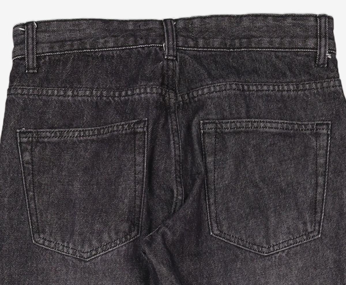 페이탈리즘(FATALISM) #0215 Melt black straight fit 44