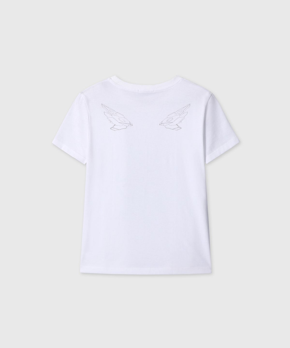 미유키(MIUKI) Miyu Kiel wing T-shirt White (Slim)