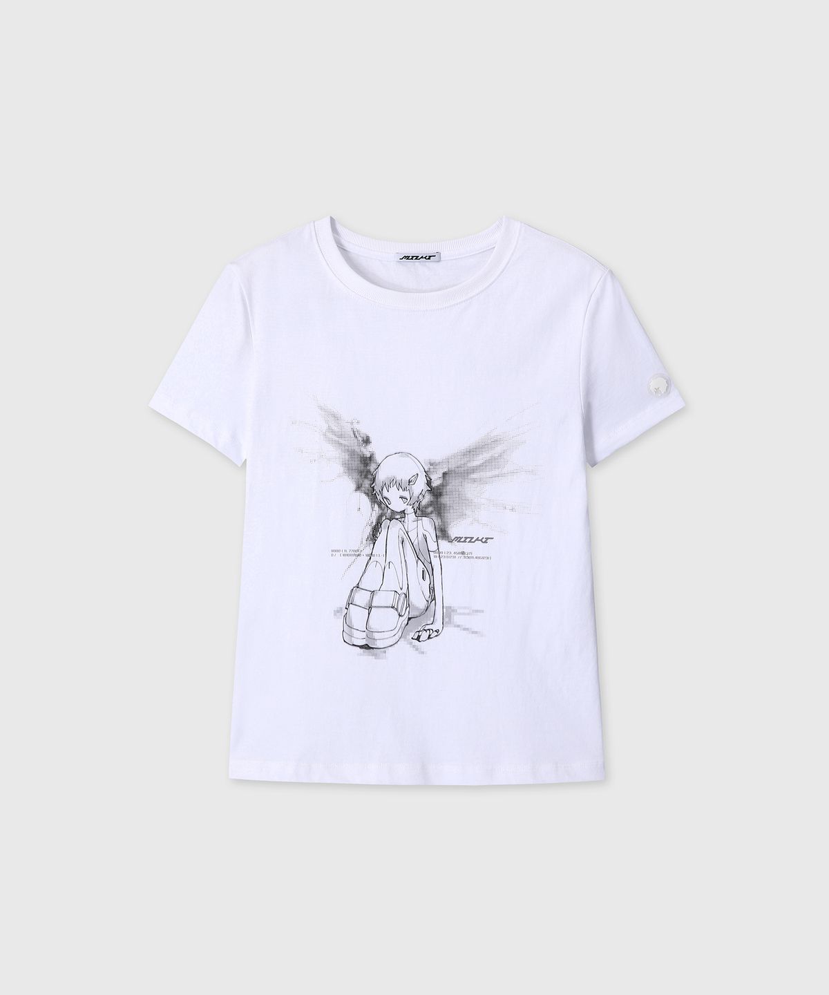 미유키(MIUKI) MIEL Basic Tee (White / Slim)